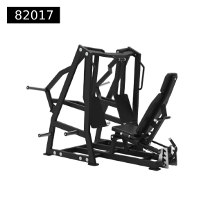 Iso-lateral leg press plate loaded