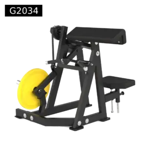 Plate loaded bicep curls