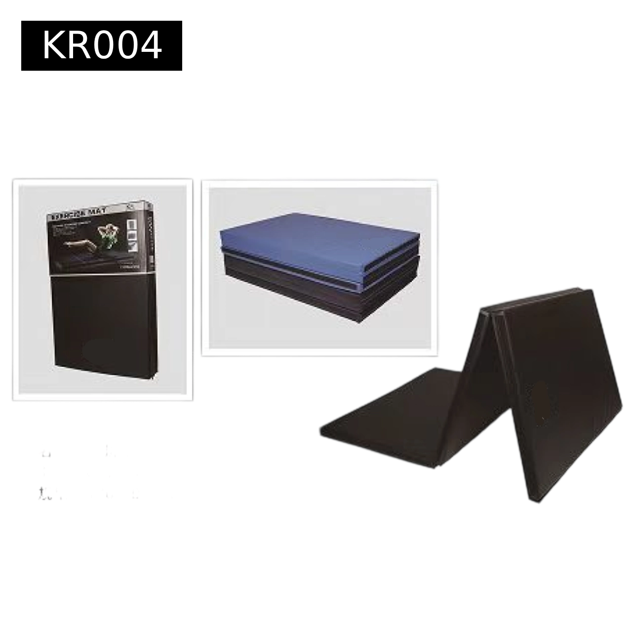 3 Fold Gym Mat - 4cm - All colors