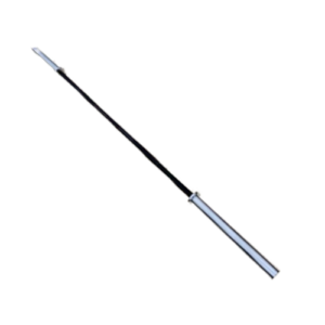 Powerlifting Bar 2.2m - Black Hard Chromed