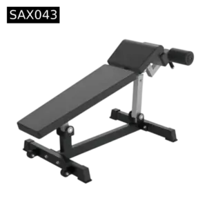 Adjustable abdominal bench