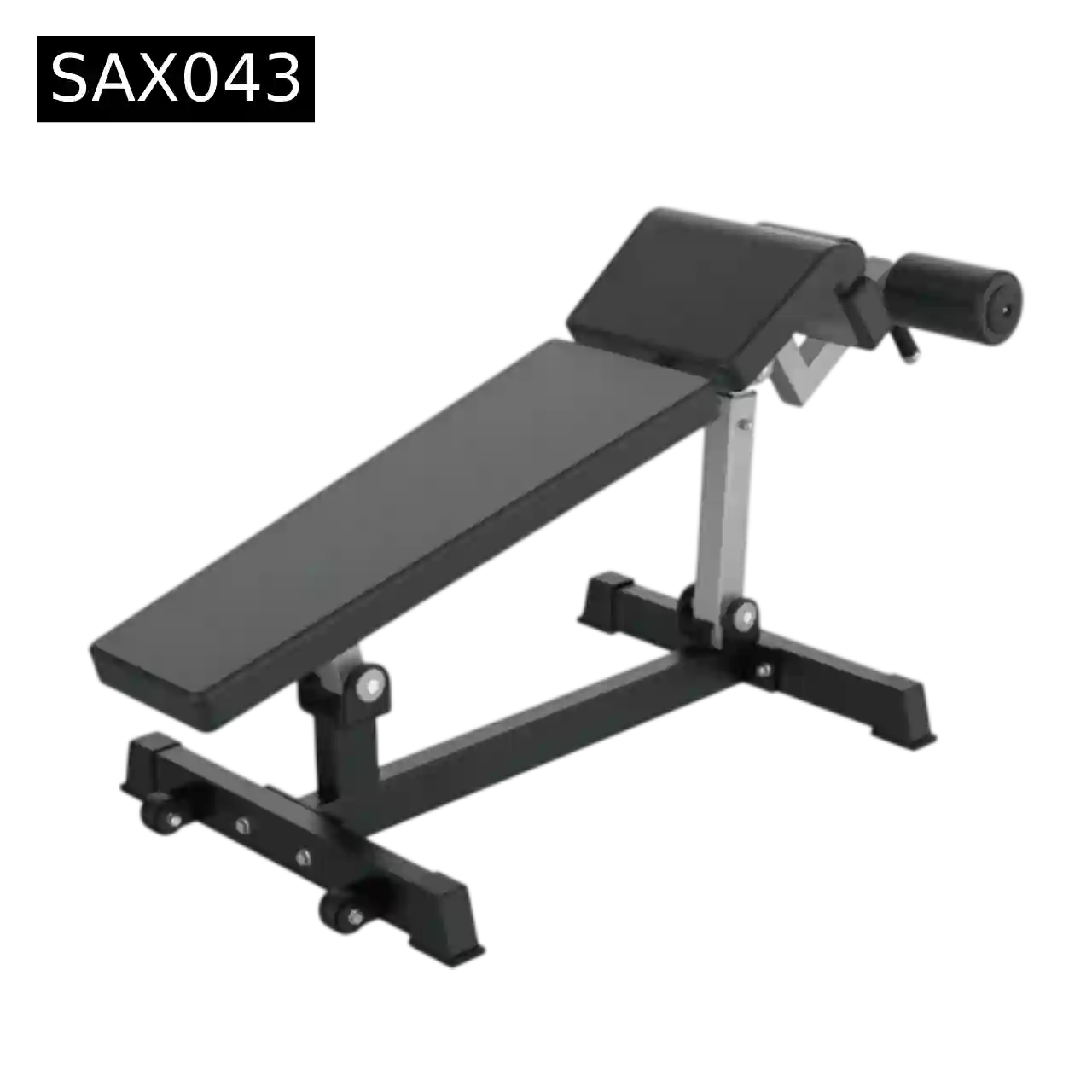 Adjustable abdominal bench