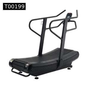 Curved treadmill magnetic