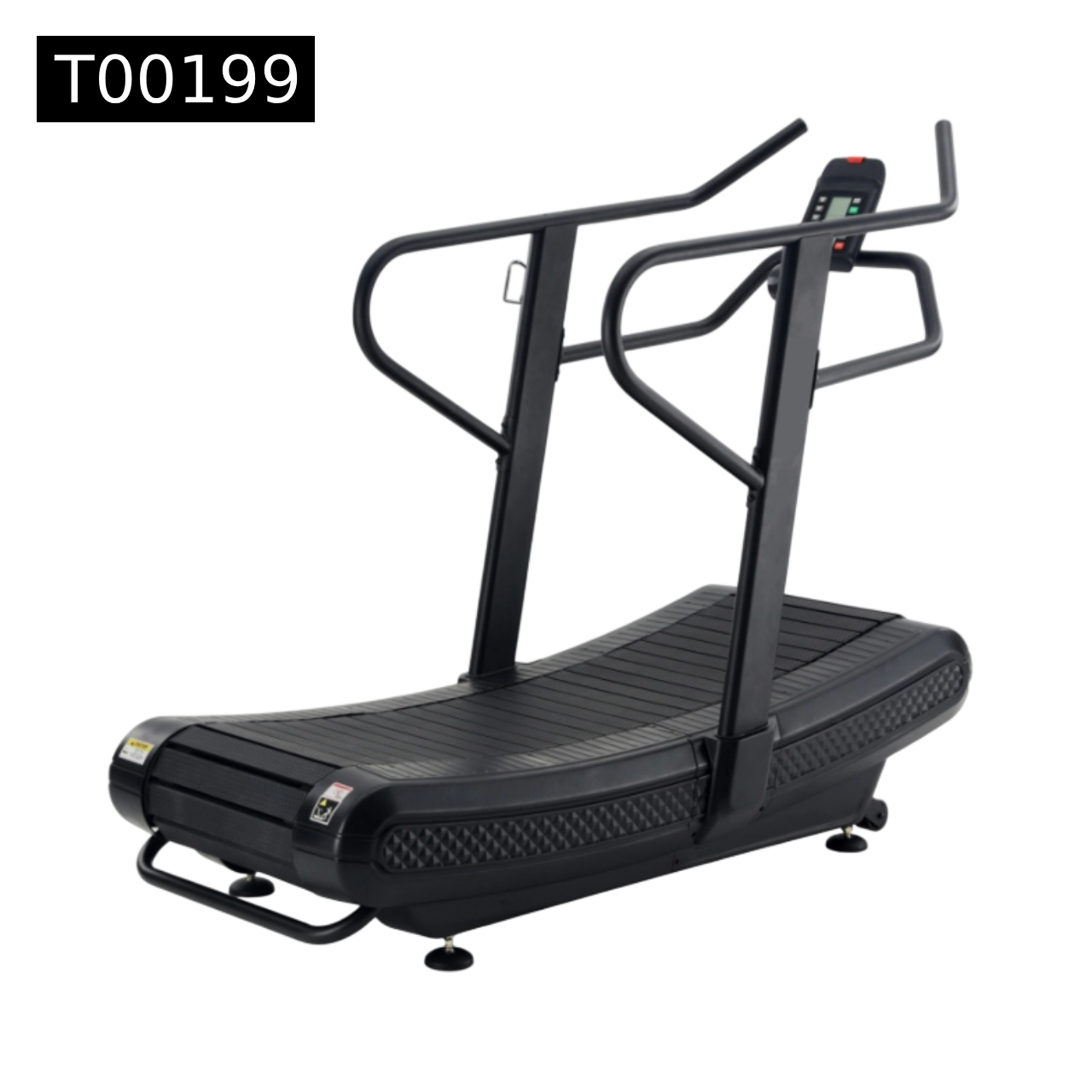 Curved treadmill magnetic